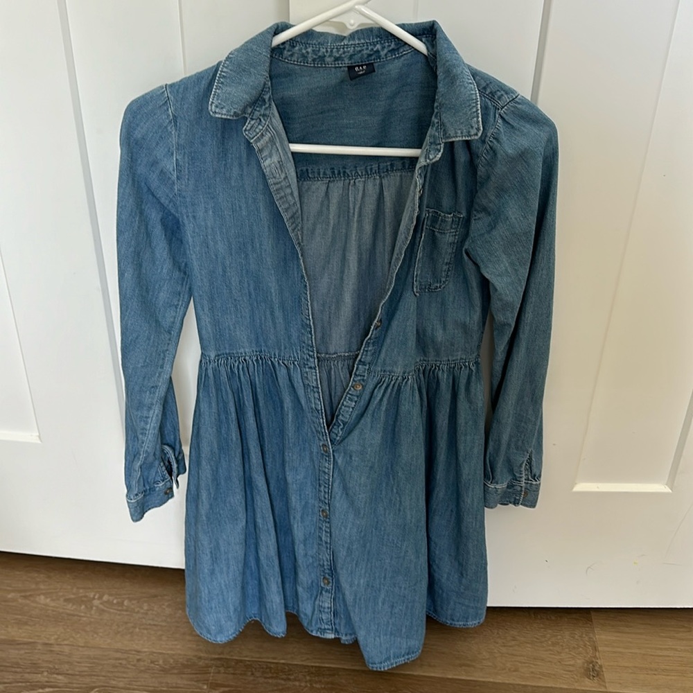 Gap size L denim dress
